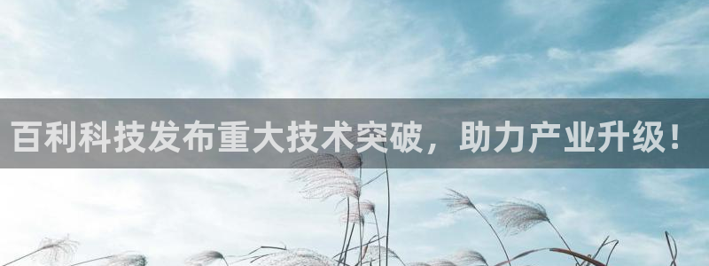 百利科技发布重大技术突破，助力产业升级！
